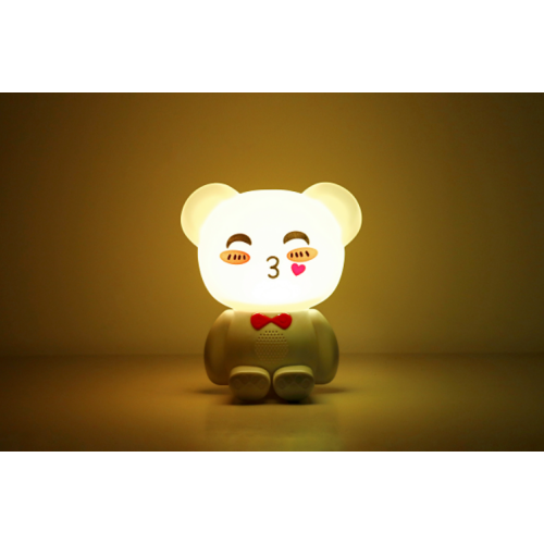 Creative Cute Bear Silicone Betside Night Light